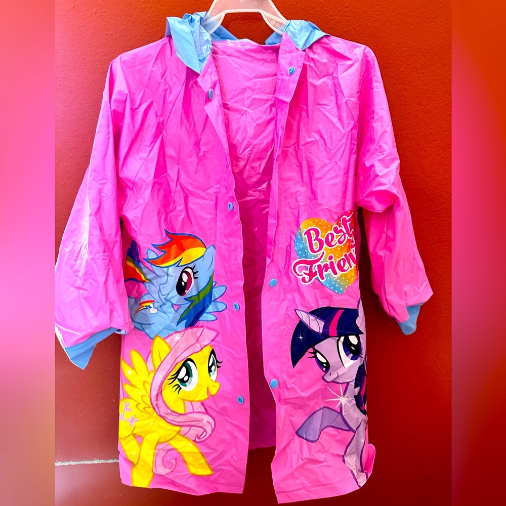 Rain coat my Little ponny size 4-6
